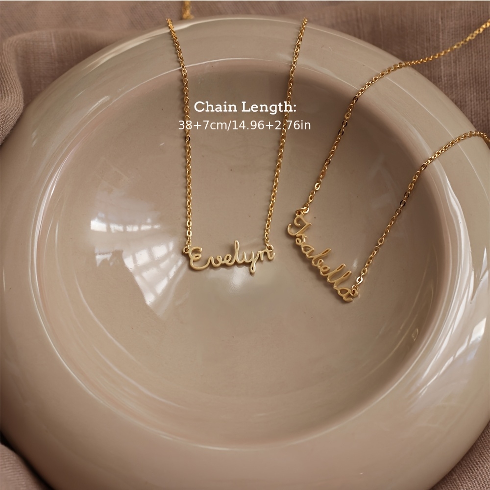 Custom Exquisite Minimalist Name Necklace for Women